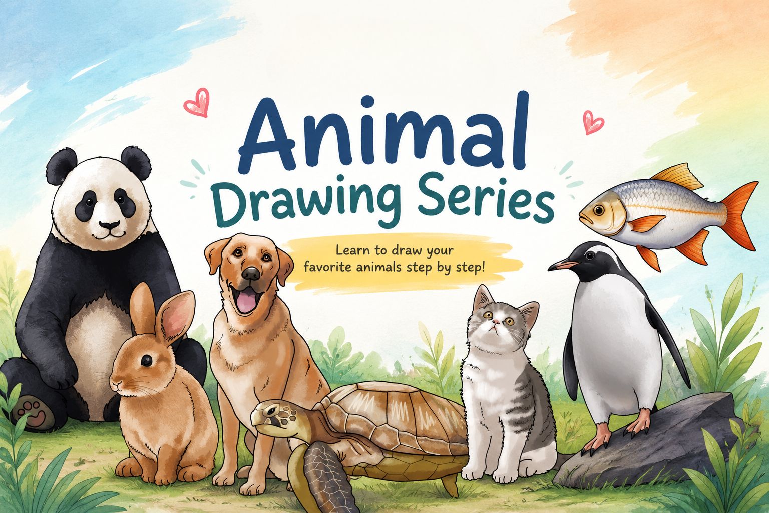 the complete beginner-to-advanced course for drawing your favorite animals